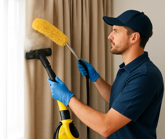 Trusted blind cleaning technician Matty Curtain Cleaning sebastopol-vic QLD